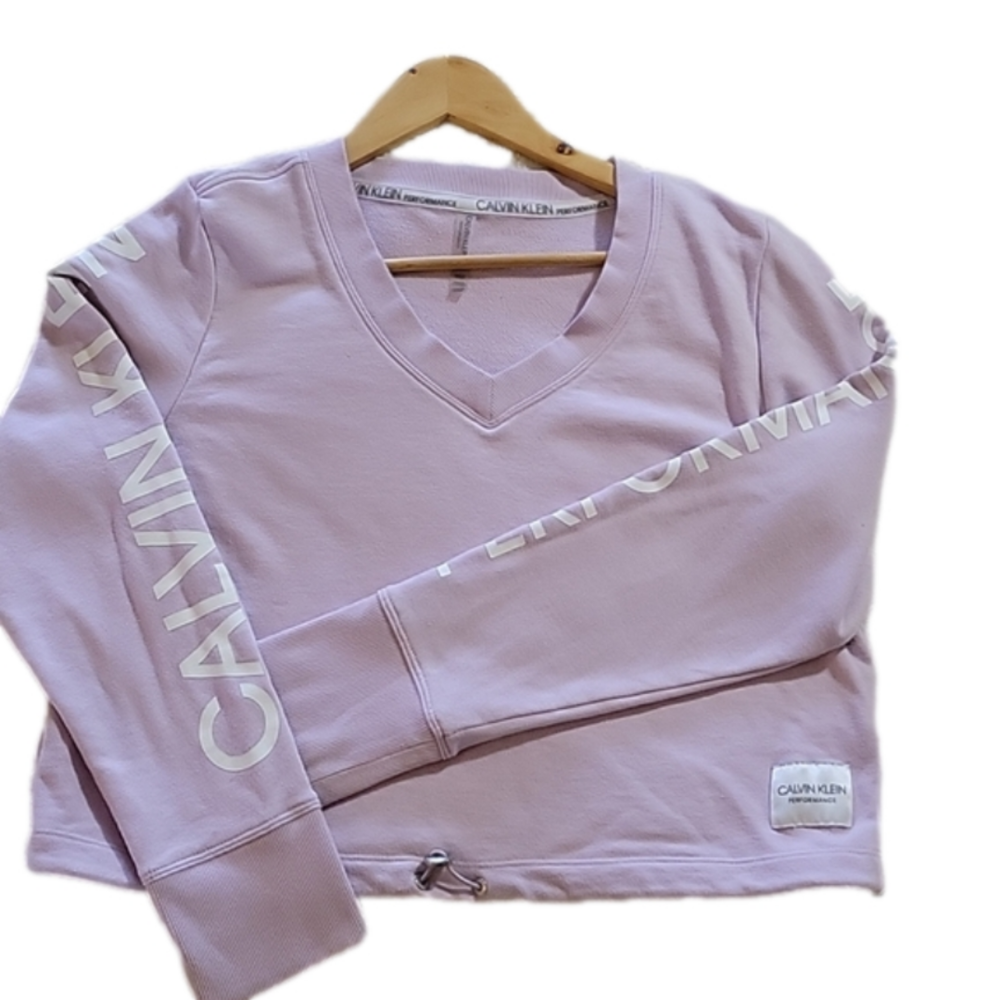 CALVIN KLEIN CROP SWEATER